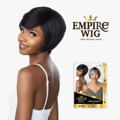 SENSATIONNEL EMPIRE SALT & PEPPER Human Hair Wig - NYLA