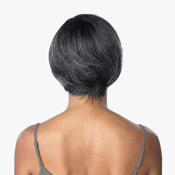 SENSATIONNEL EMPIRE SALT & PEPPER Human Hair Wig - NYLA 3 SENSATIONNEL EMPIRE SALT & PEPPER Human Hair Wig - NYLA - Image 3