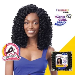 SHAKE-N-GO FREETRESS BRAID - 2X RINGLET WAND CURL